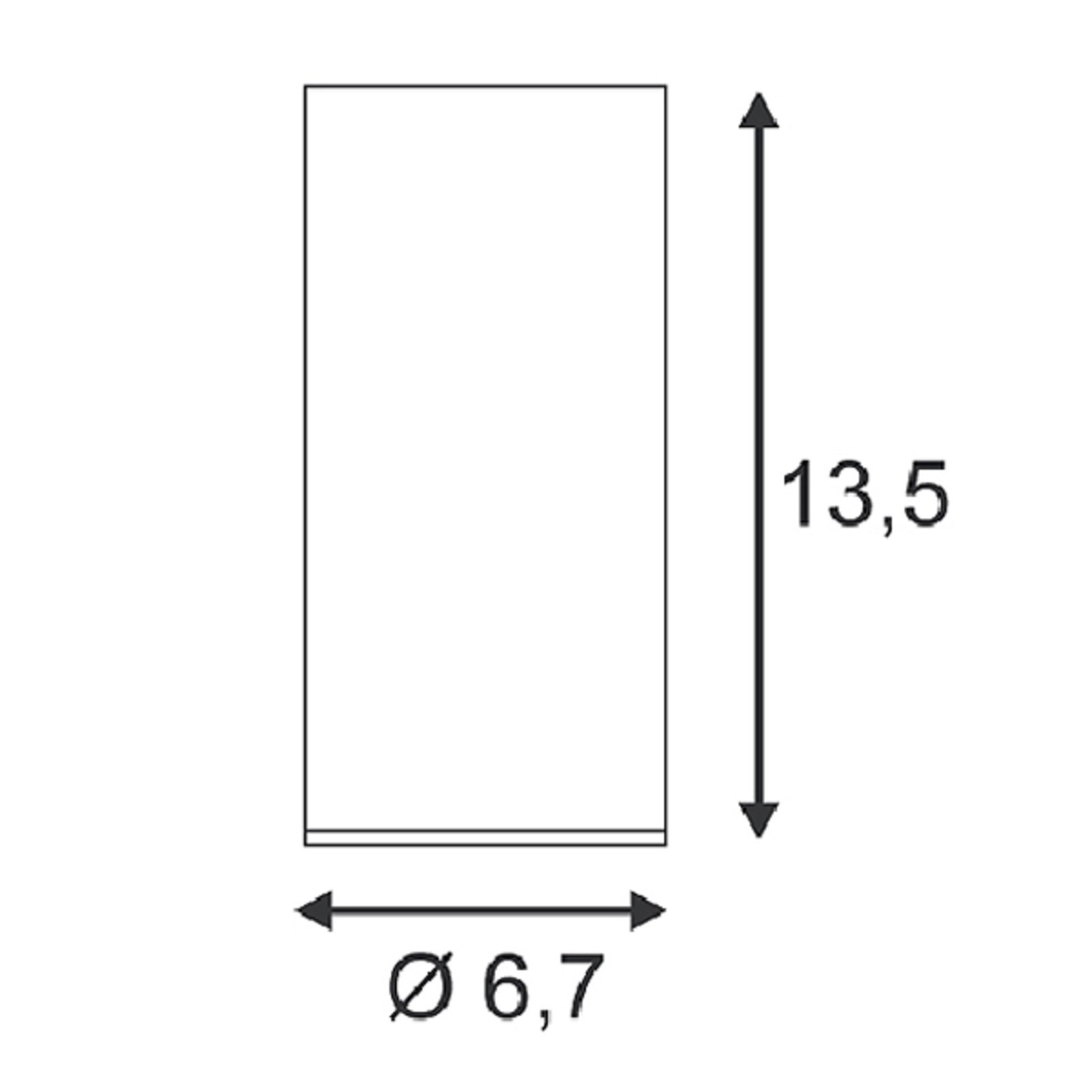 SLV Spot pour plafond Enola_B CL-1, blanc, aluminium, Ø 6,7 cm