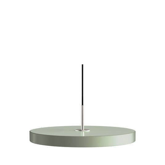 Asteria Plus függő világítás, Ø 43 cm, világoszöld/acél - UMAGE