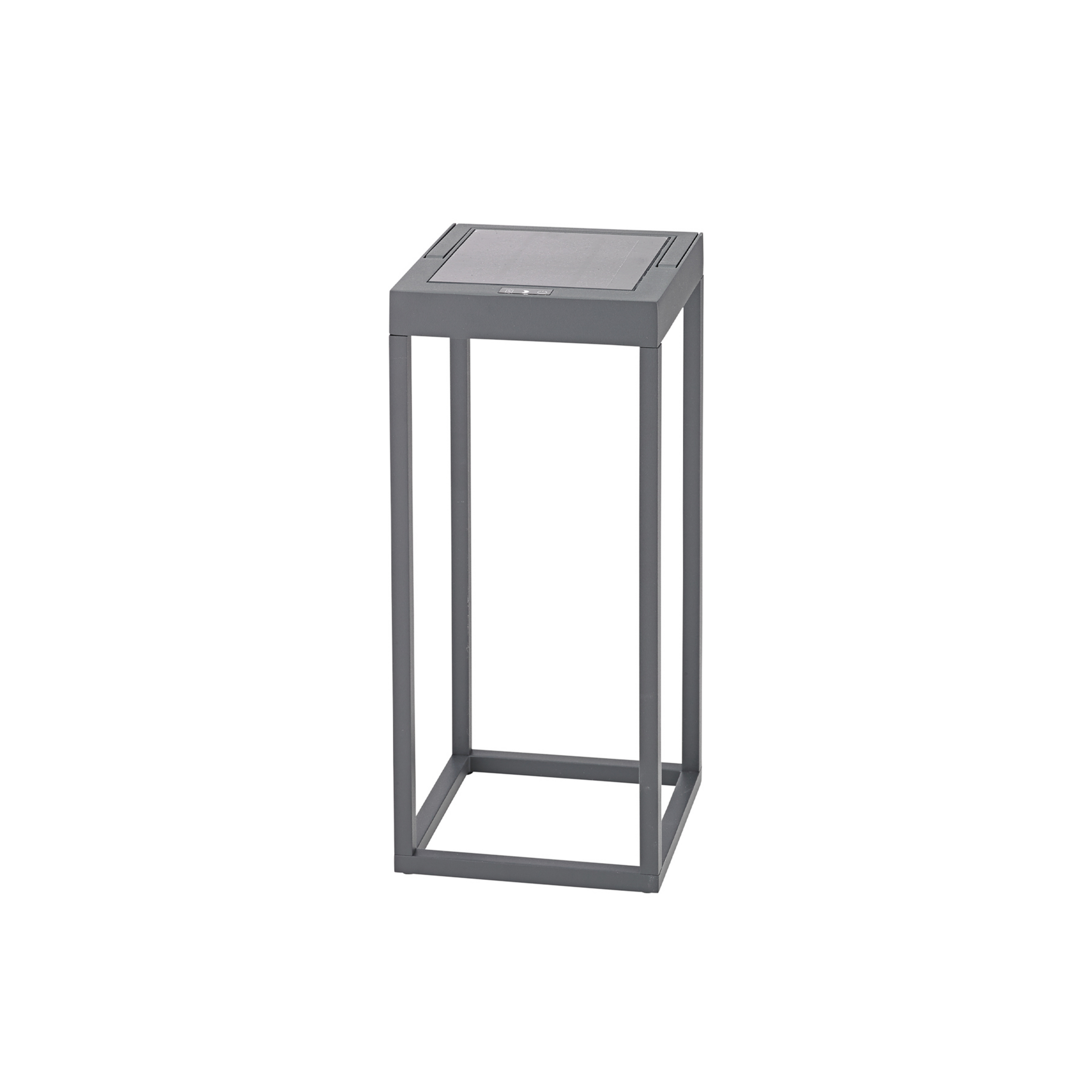 LED-Solarleuchte Numove, graphitgrau, Höhe 32,5 cm