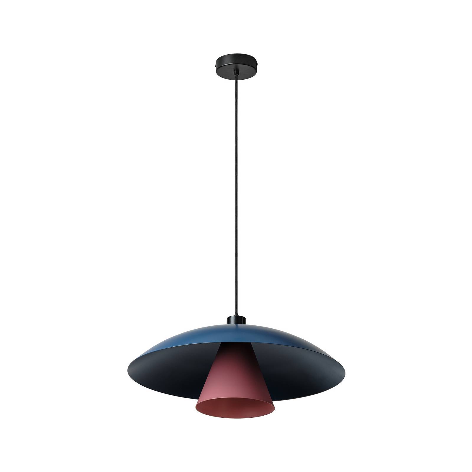 OSRAM Hängelampe Decor Flying Mushroom blau/pink, Stahl, E27