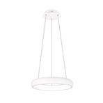 Suspension LED Cardona, Ø 46,5 cm, blanc, CCT, métal