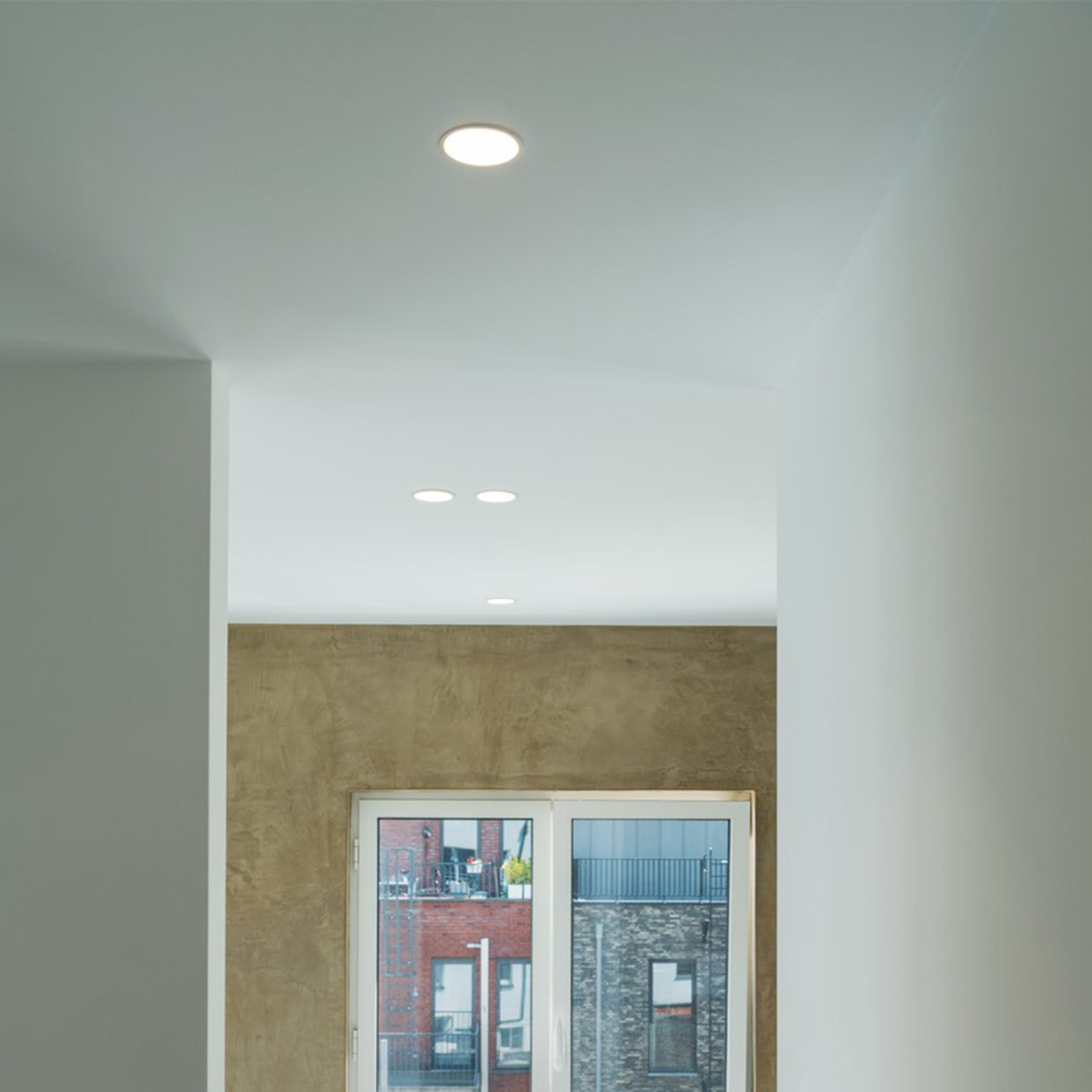 SLV Horn-O recessed ceiling lamp, white, for Living / Dining Room, Steel, GU10, 50 W, energy efficiency: A++