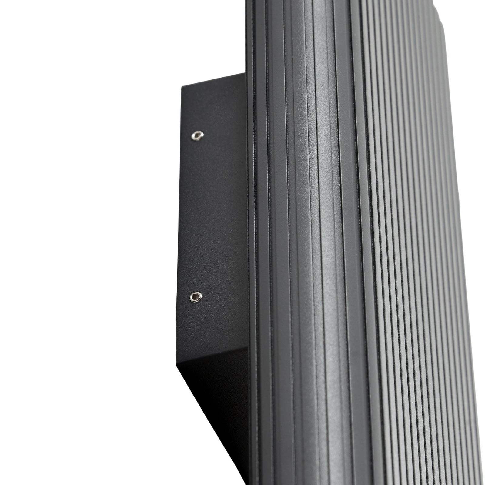 Raija LED buiten wandlamp, antraciet, 40 cm, CCT - Lucande