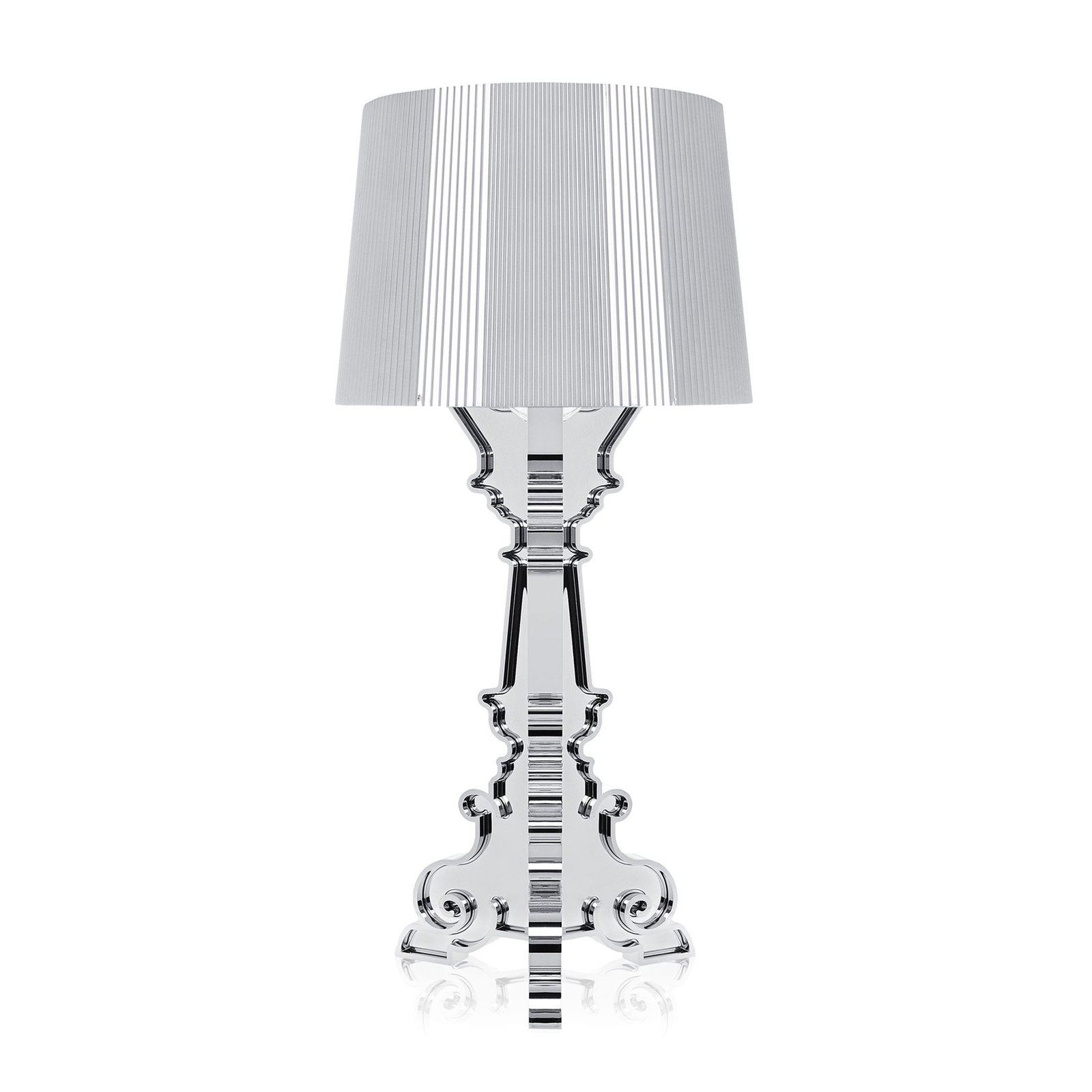Kartell Bourgie lámpara de mesa LED, plata