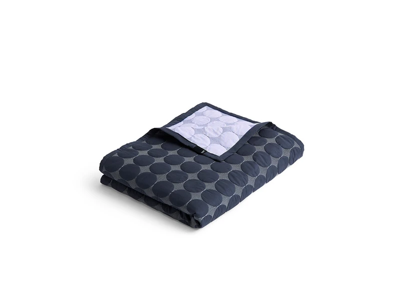 Produktfoto för HAY - Mega Dot / Small - Överkast - Midnight blue - L245 x W195 cm