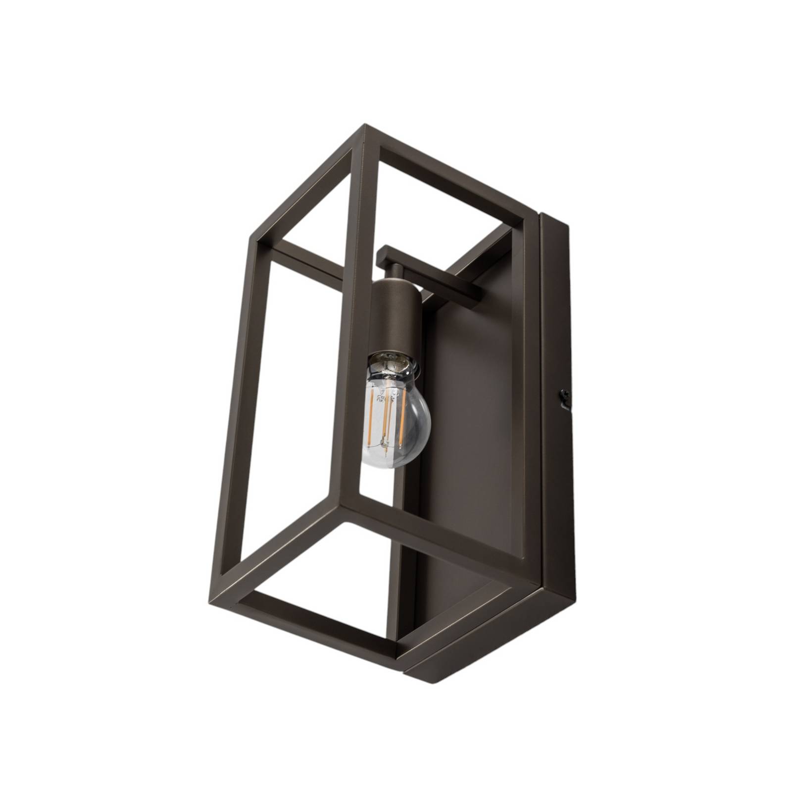 Wandleuchte Frame, titan-goldfarben, Höhe 30 cm, Stahl günstig online kaufen