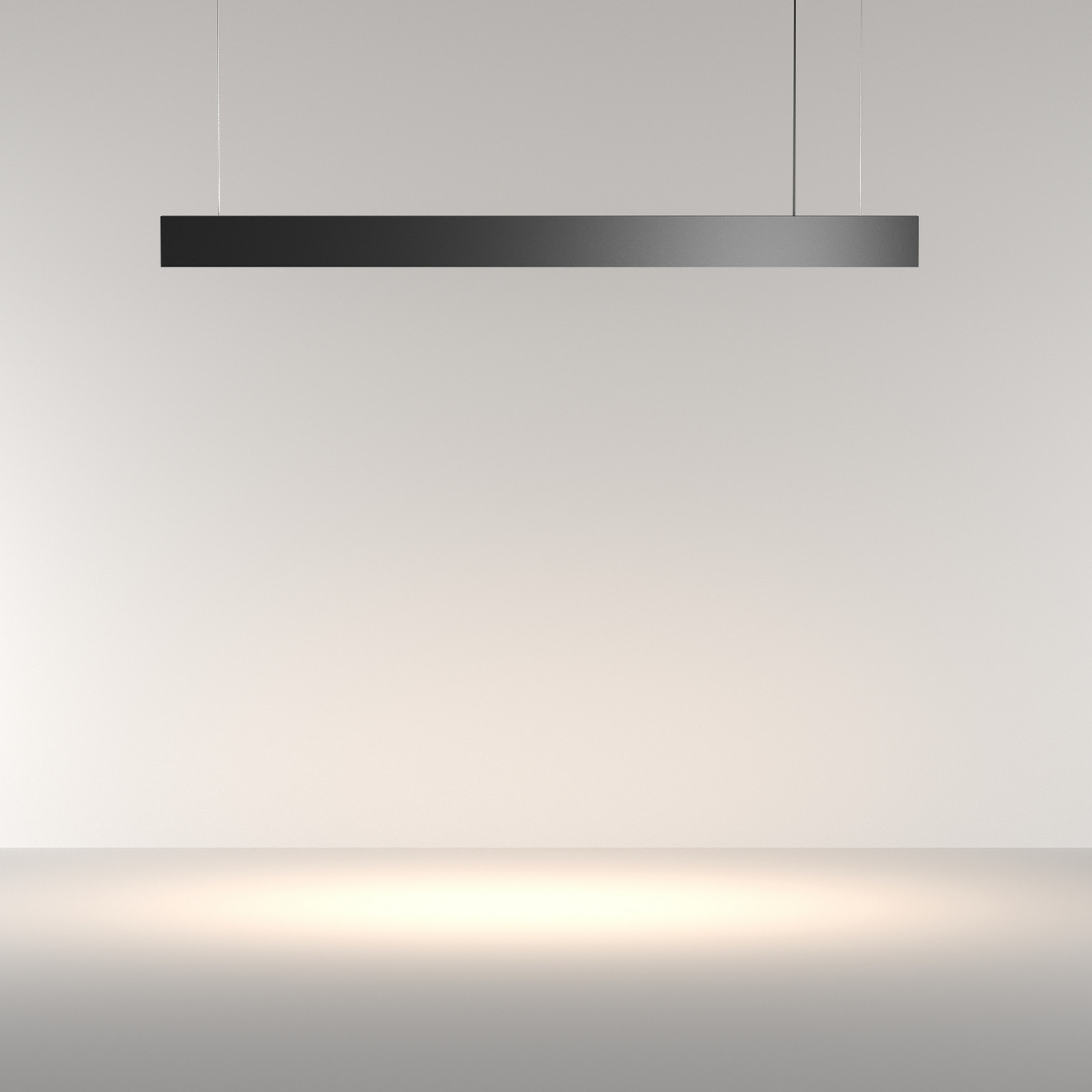 Lampă suspendată LED Maytoni Basis negru CCT lungime 1125 cm - Camera de zi / sufragerie - Modern - Aluminiu