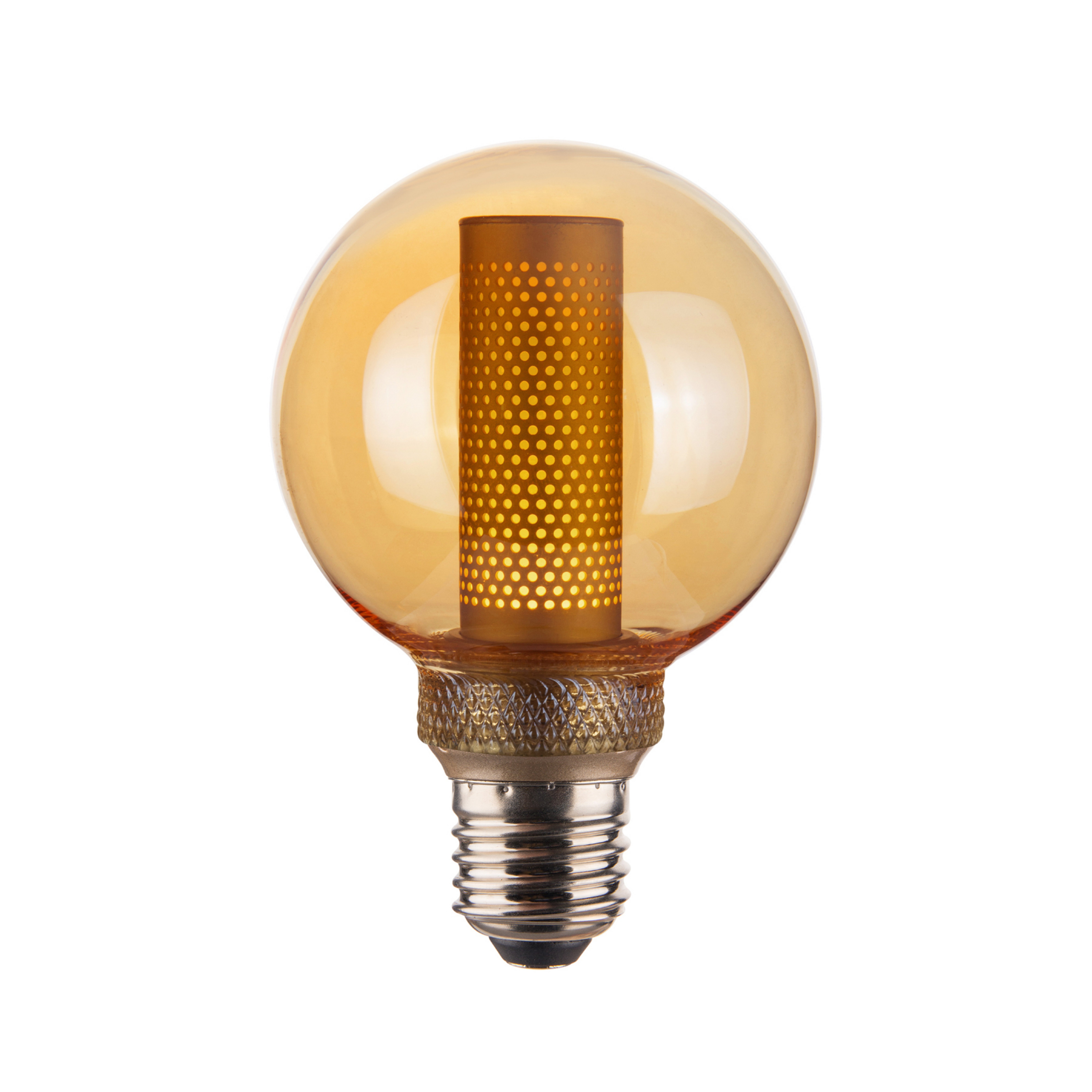 Colors Core LED-Leuchtmittel G80, E27, amber, 2.200 K, 3 W - Halo Design