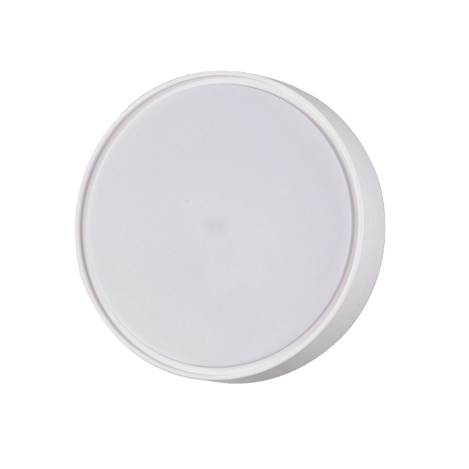 Aplique de pared Hatton, Ø 30 cm, sensor, 2 x E27, blanco, IP65