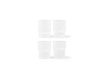 Ripple Glasses Set of 4 Frosted - Ferm Living