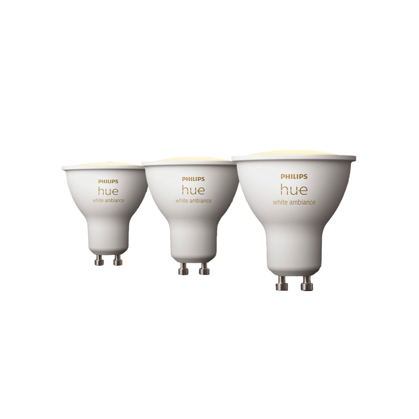 White Ambiance Bluetooth GU10 4,2 W Reflektor 3er - Philips Hue