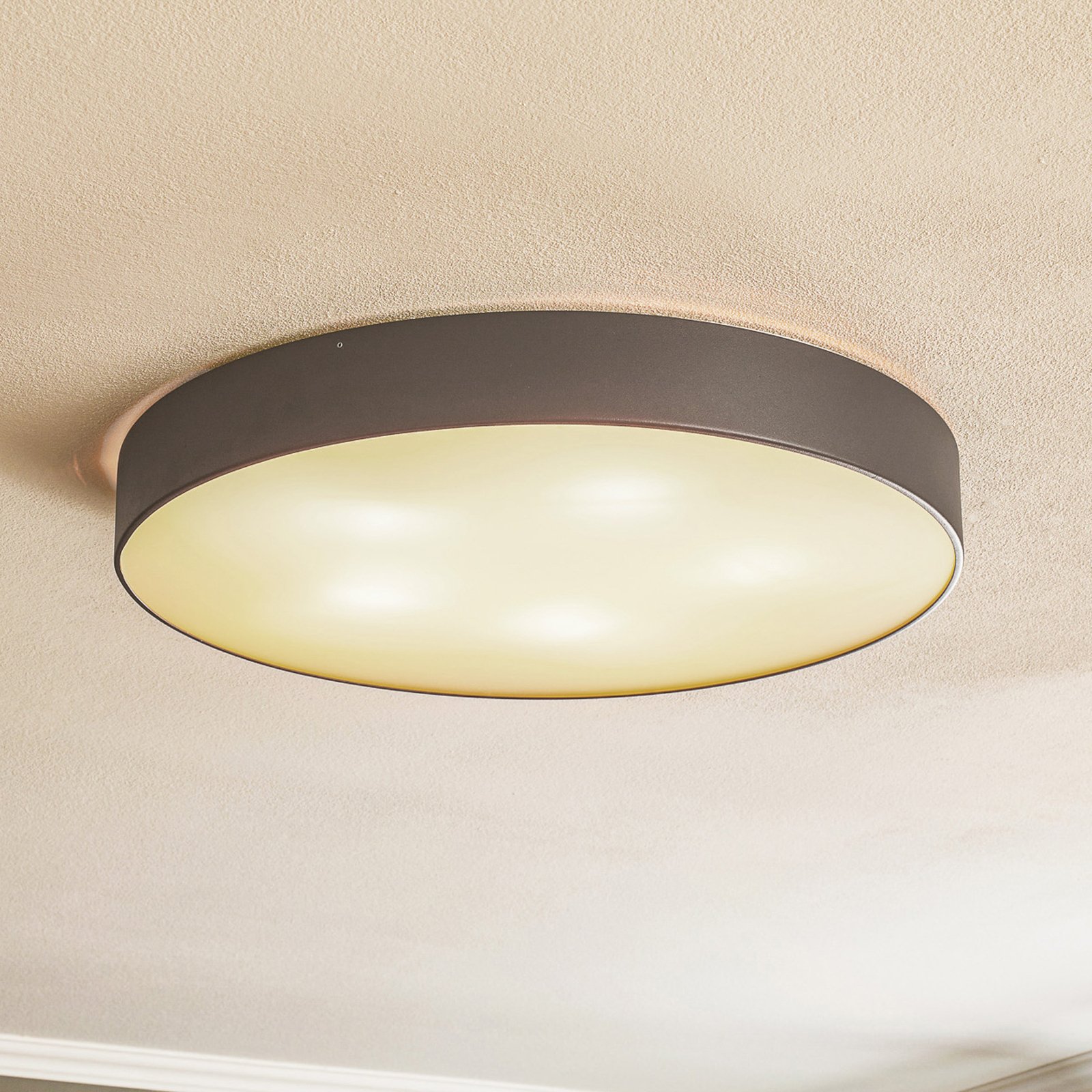 Dayton ceiling light in grey Ø 60 cm