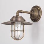 Aplique de exterior Tours en forma de farol, Bronz