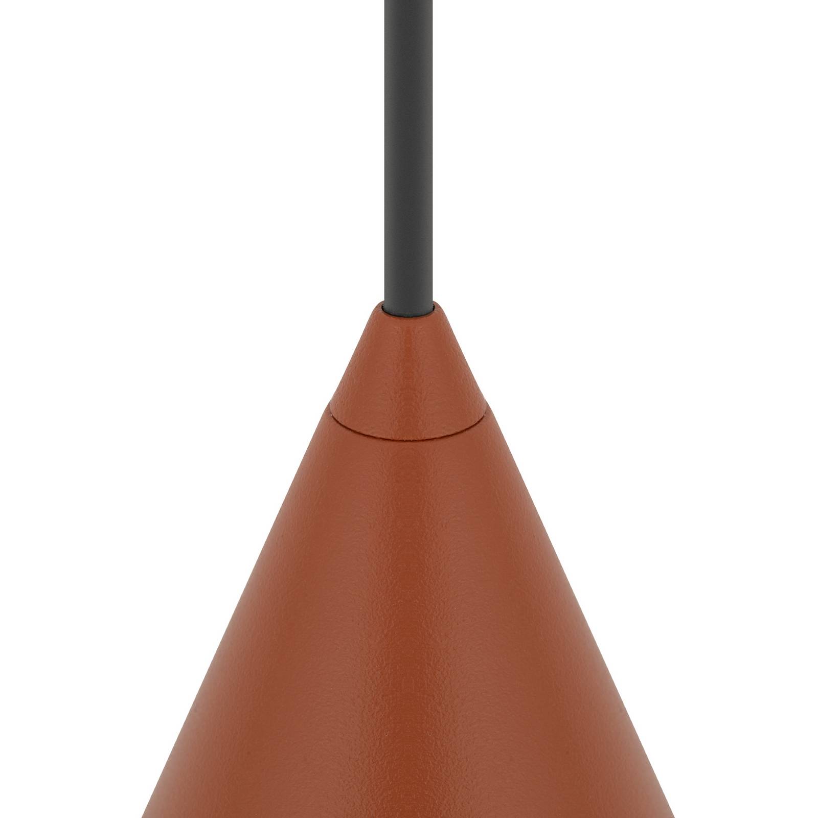 Żyrandol ZENITH, terakota, Ø 11 cm, metal, GU10