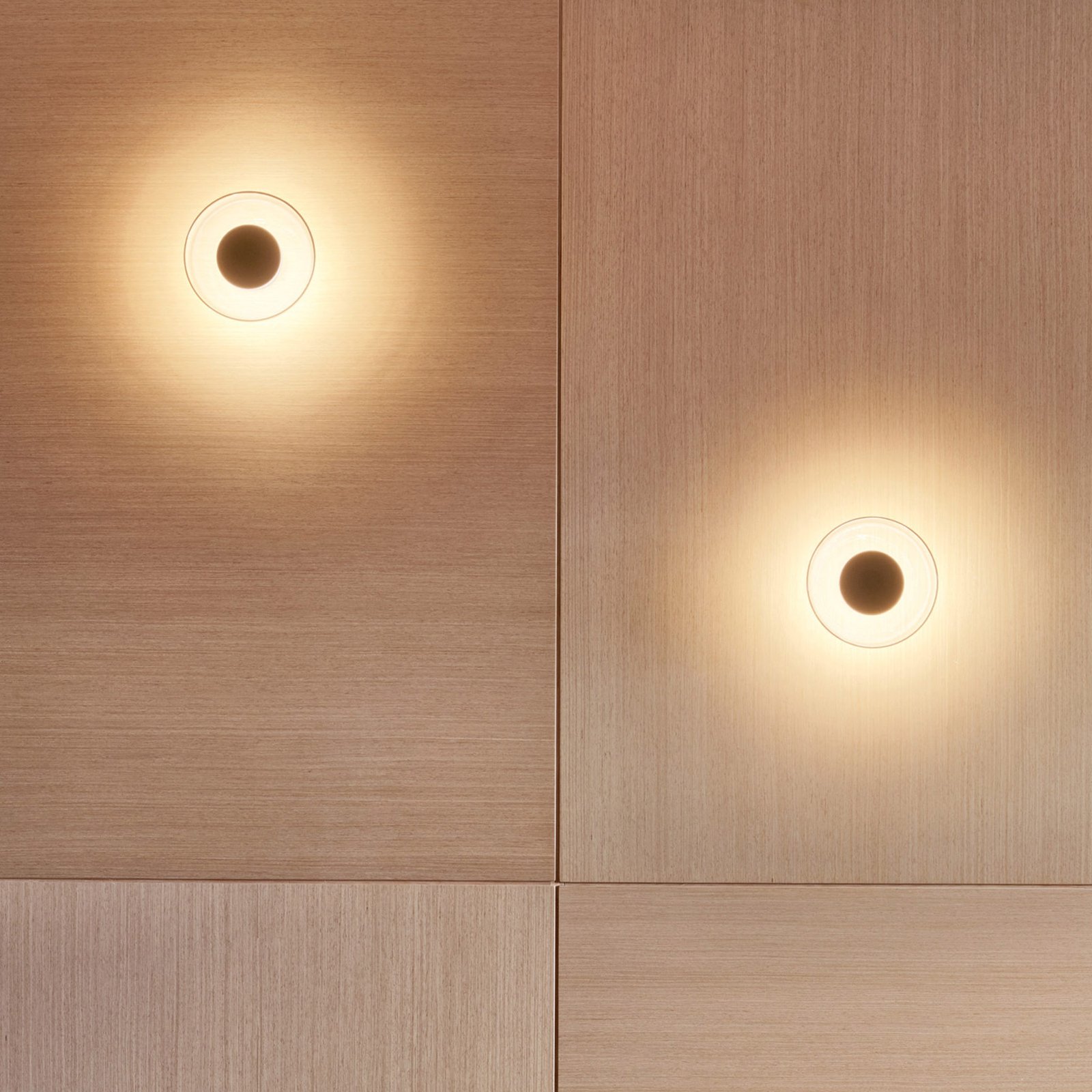 Aura LED wandlamp, Ø 18 cm, transparant - MARSET