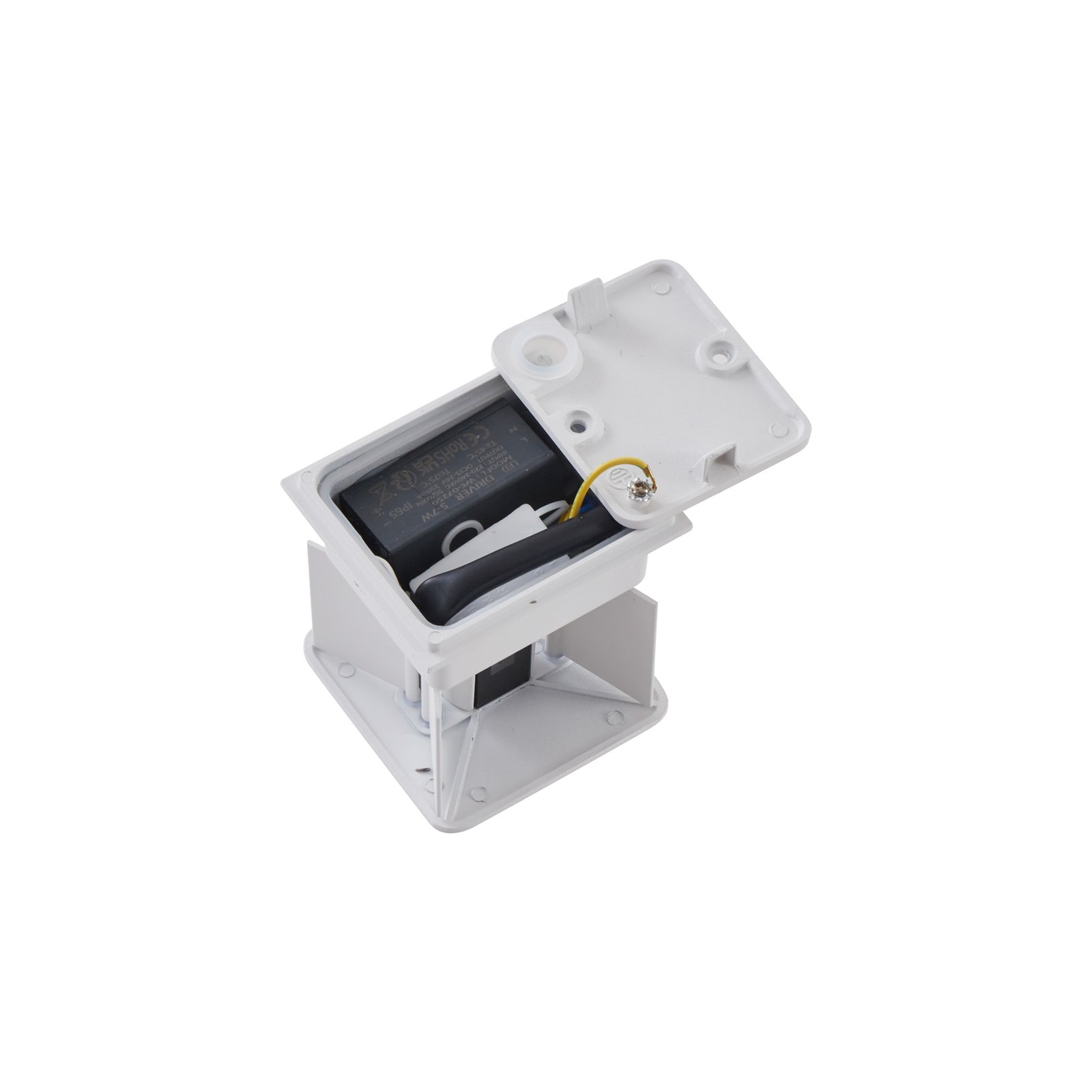 Nivar Square LED Candeeiro de Parede Exterior White - Lindby