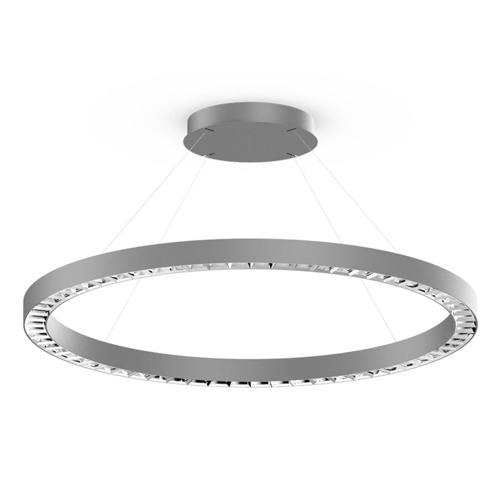 XAL Beto LED-Hängeleuchte Ø80cm DALI down 830 grau günstig online kaufen