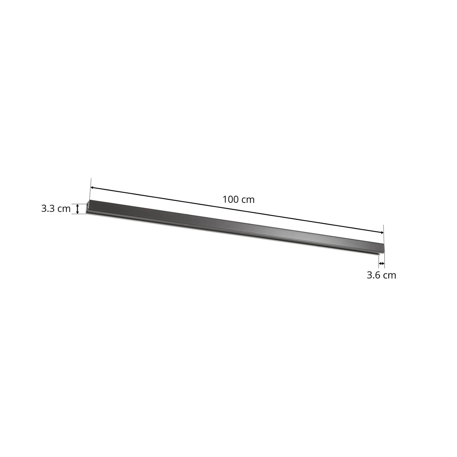 Ivela LKM Quadro 3-fas skena 1 meter svart