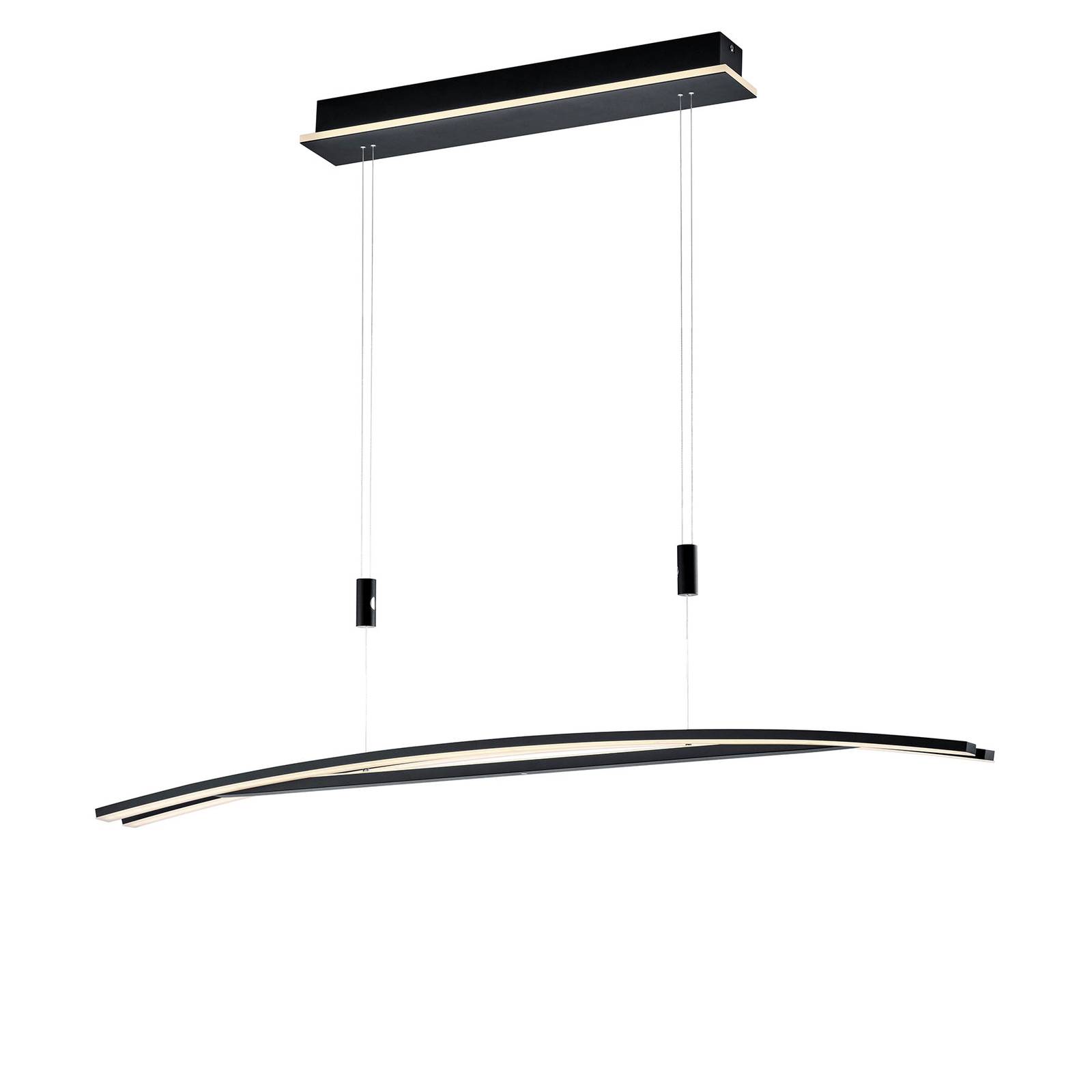 B-Leuchten Sam LED linear pendant light, black