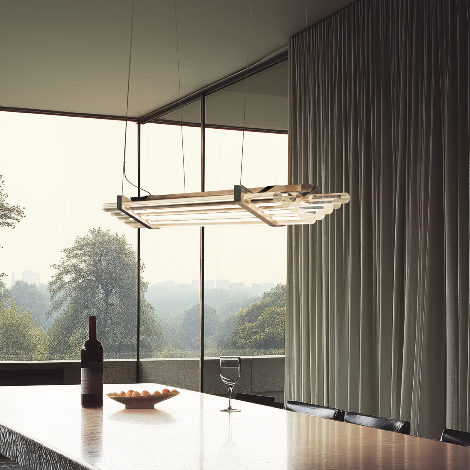 Seagull 9 Pendelleuchte L1200 Bronze - DCW