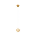 LED-Hängeleuchte 25336, beige, Ø 10 cm, Naturstein
