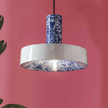 Lampada a sospensione PI di ceramica a fiori Ø35cm