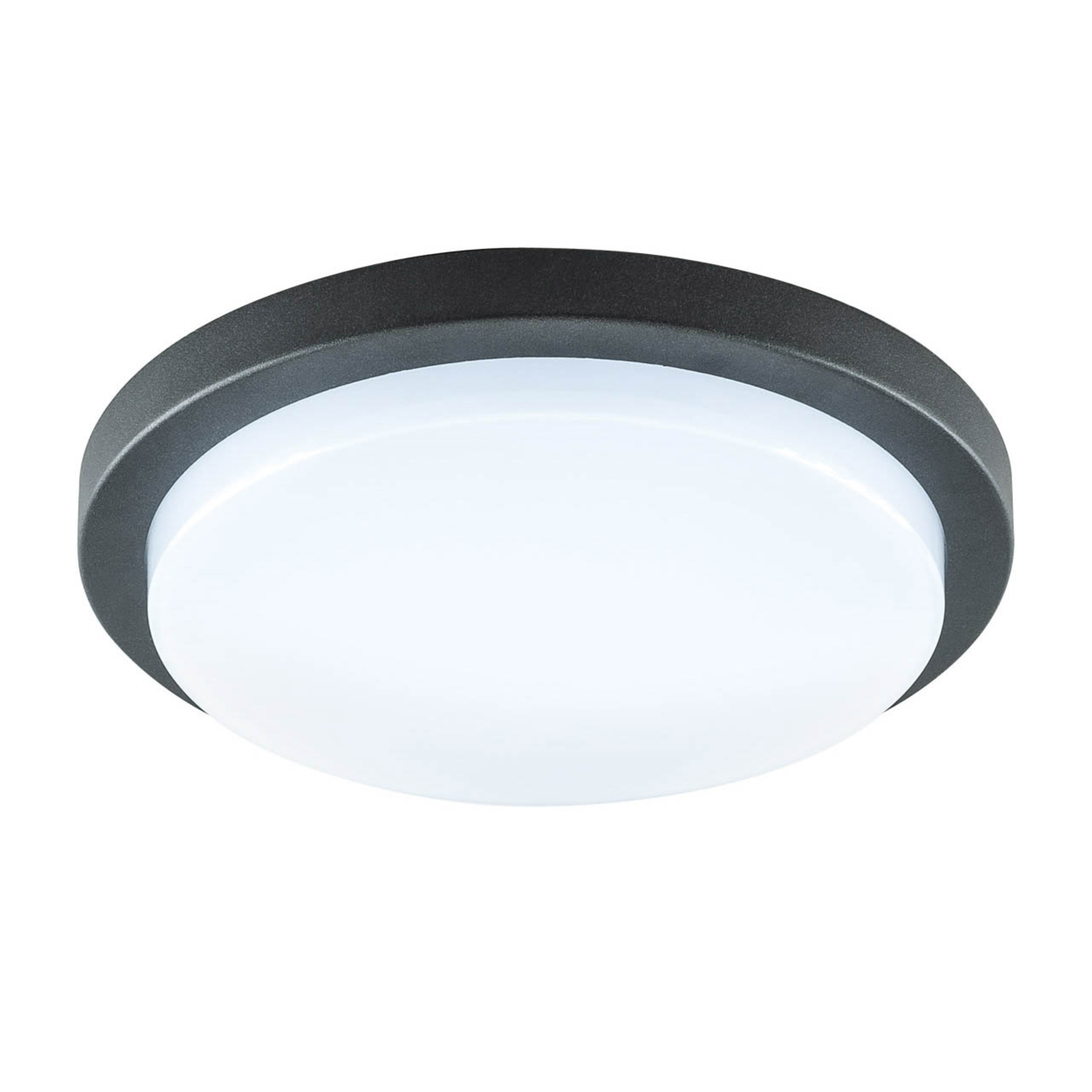 EVN Tectum LED utendørs taklampe, rund, Ø 24,6 cm