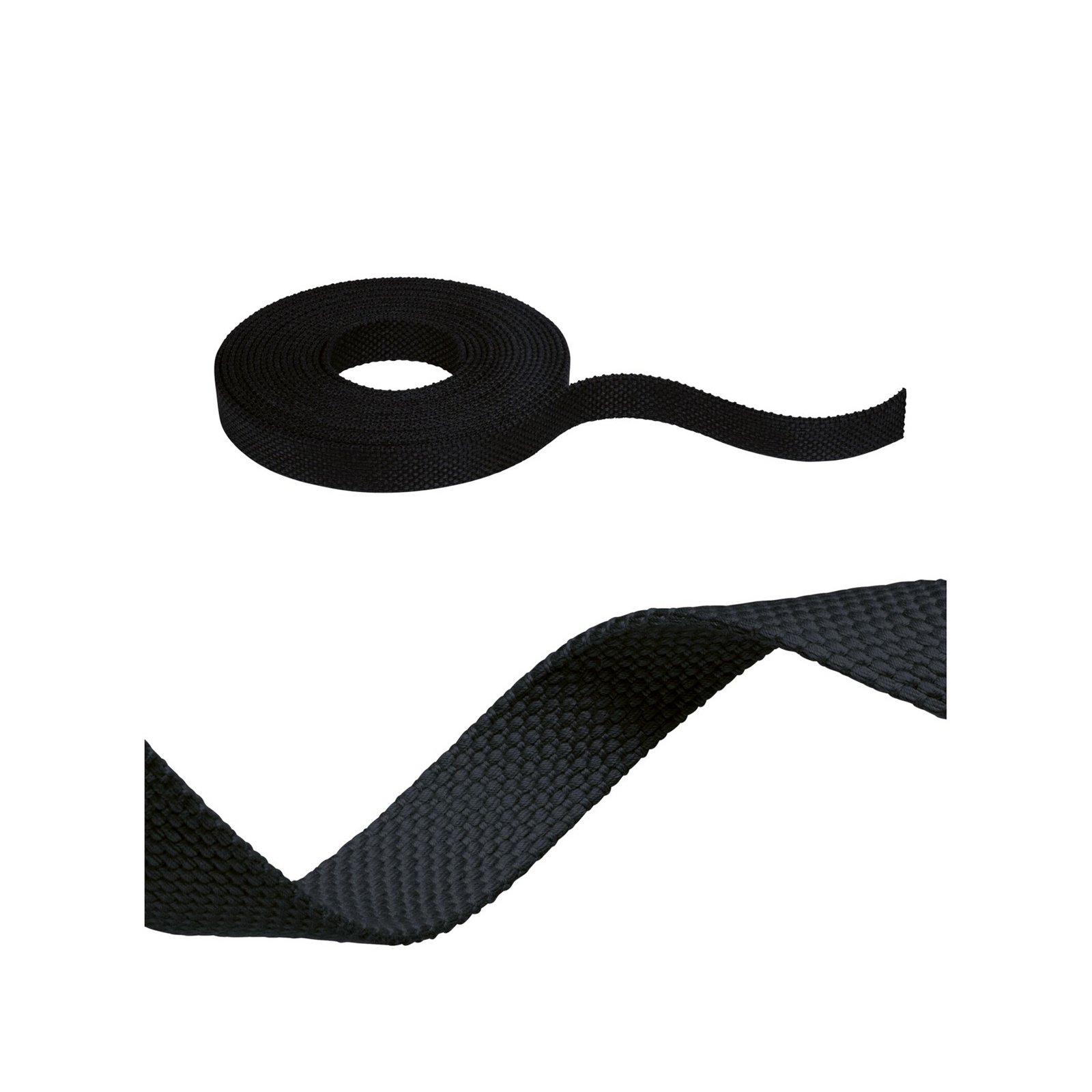 Paulmann ULine belt, black, length 5 m, Dacron