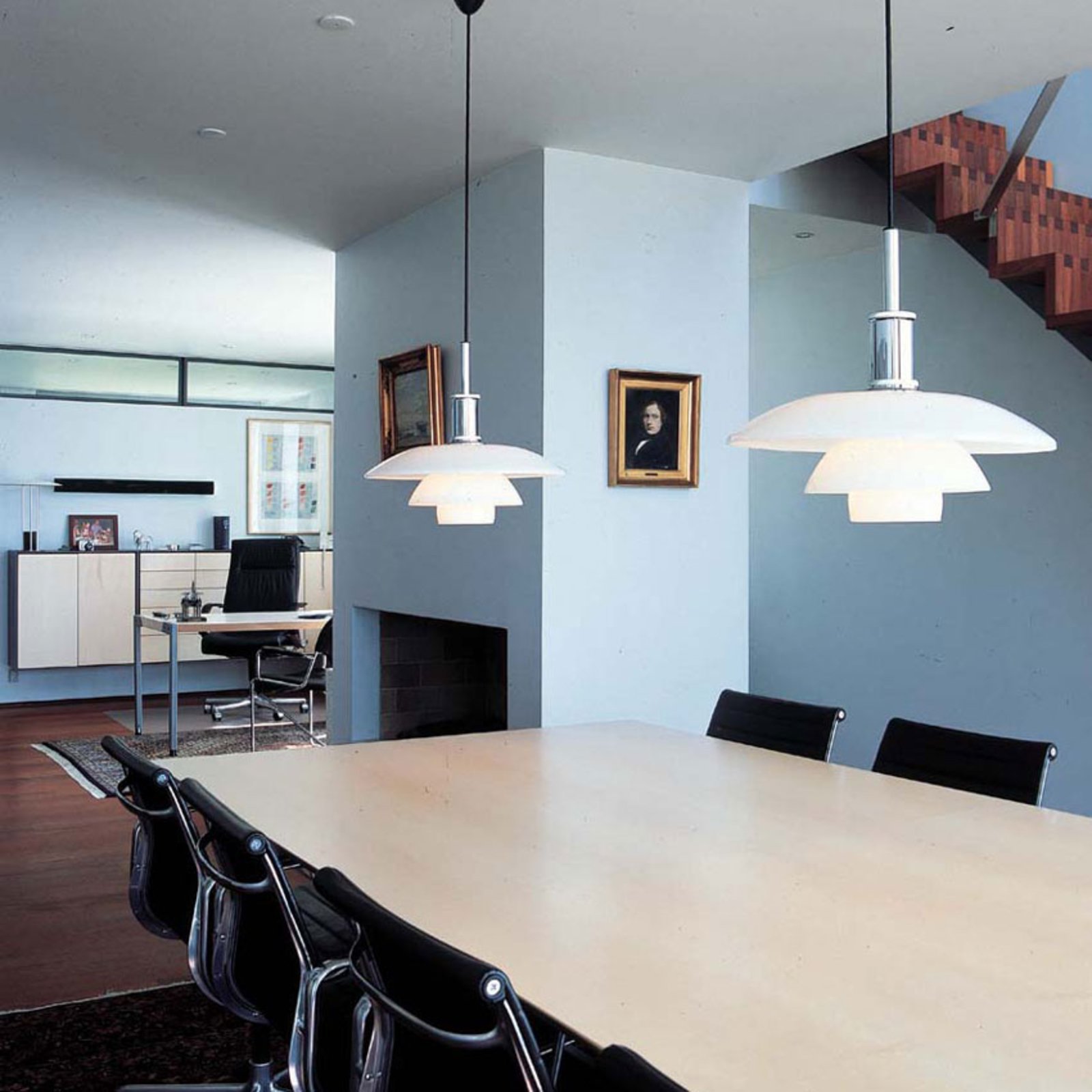 PH 3½-3 Taklampa High Lustre Chrome Plated - Louis Poulsen