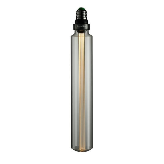 Buster + Punch tubular LED, E27, 2 W, transparente, 2.600 K, atenuable