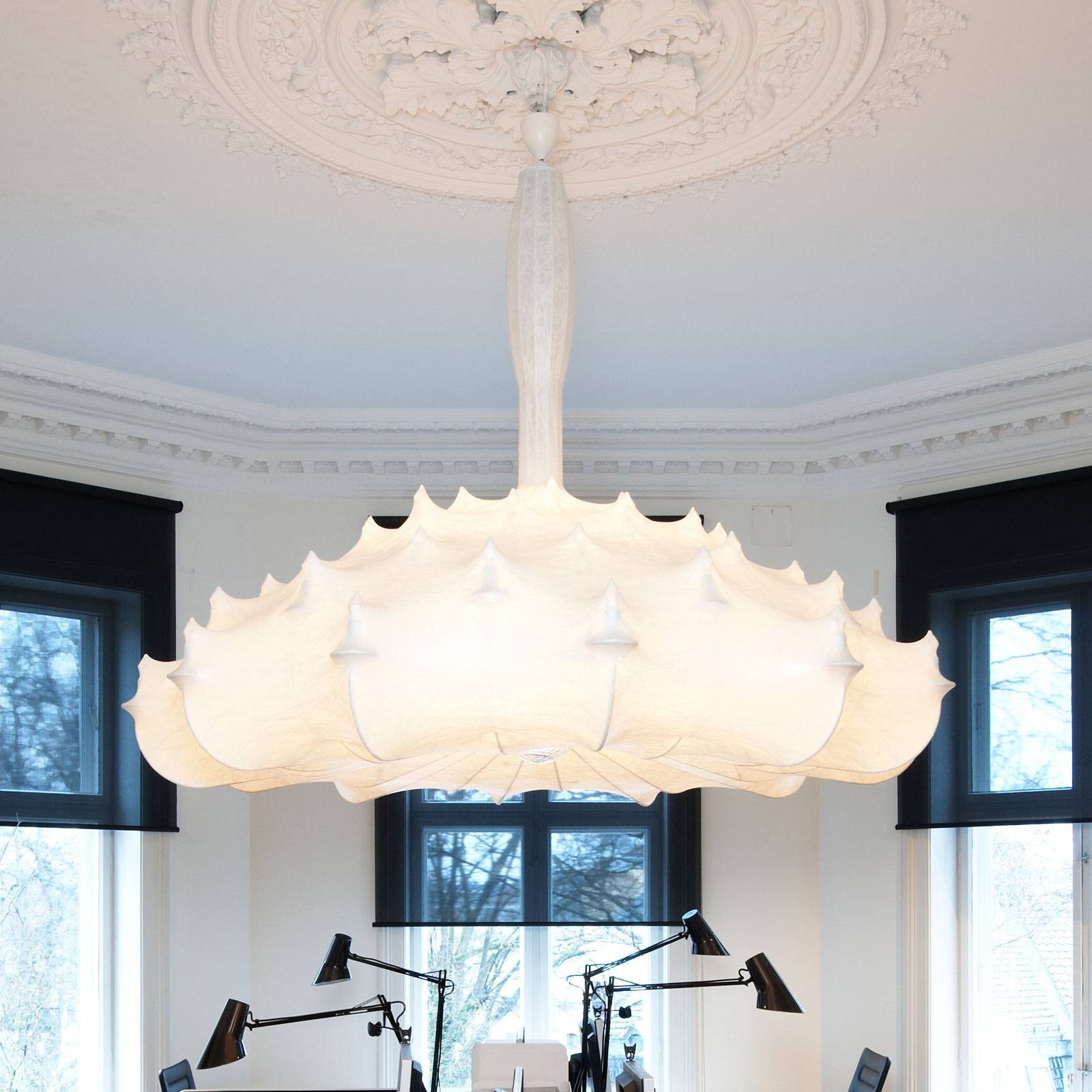 Lampa wisząca FLOS Zeppelin 1, Ø 110 cm, kabel 10 m
