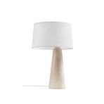 Peyton-pöytävalaisin, marmorikuvioinen beige/beige, 48 cm – Lucande