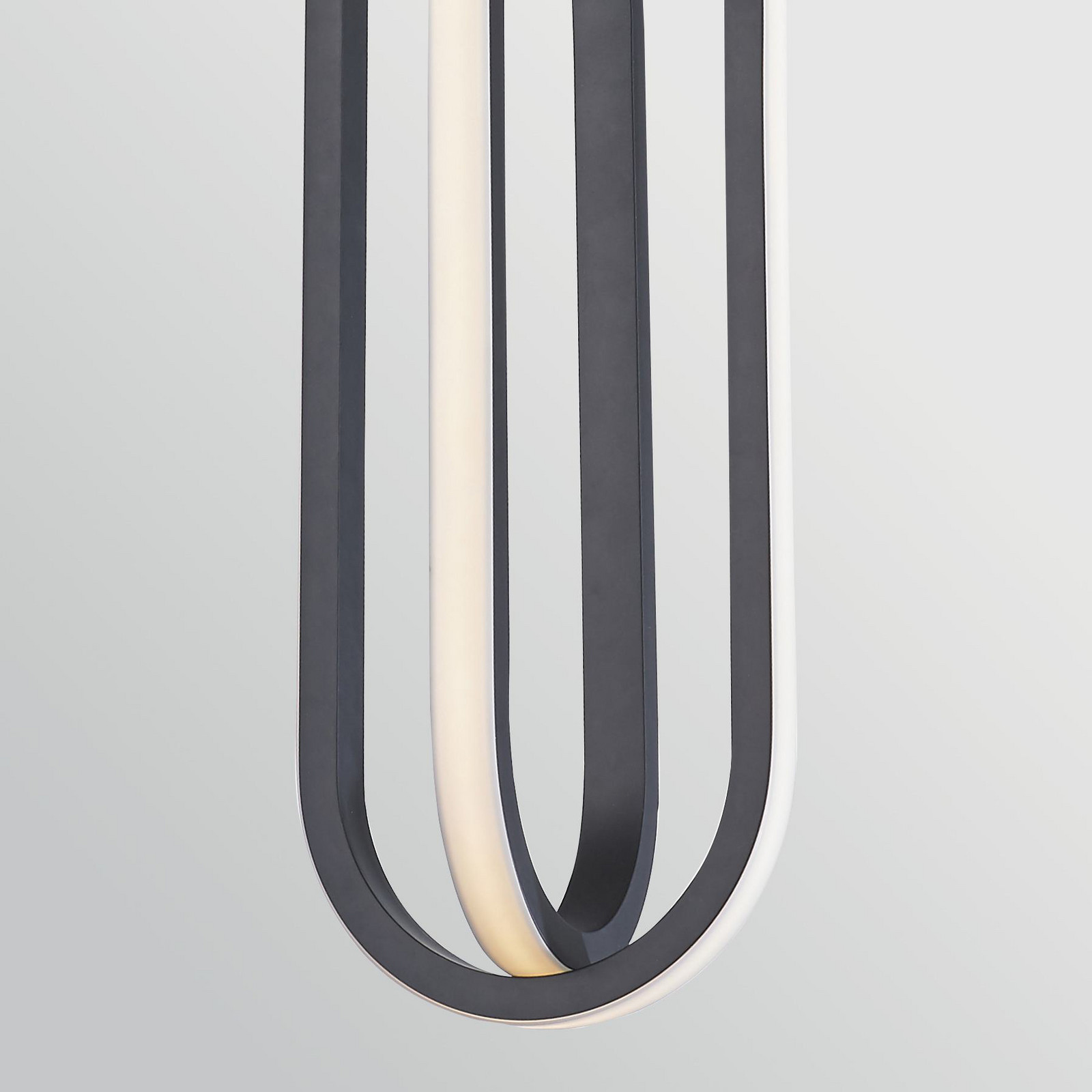 Quintiesse Lampă suspendată LED DENMARK negru mat Ø 21 cm metal - Camera de zi / sufragerie - Modern - Aluminiu