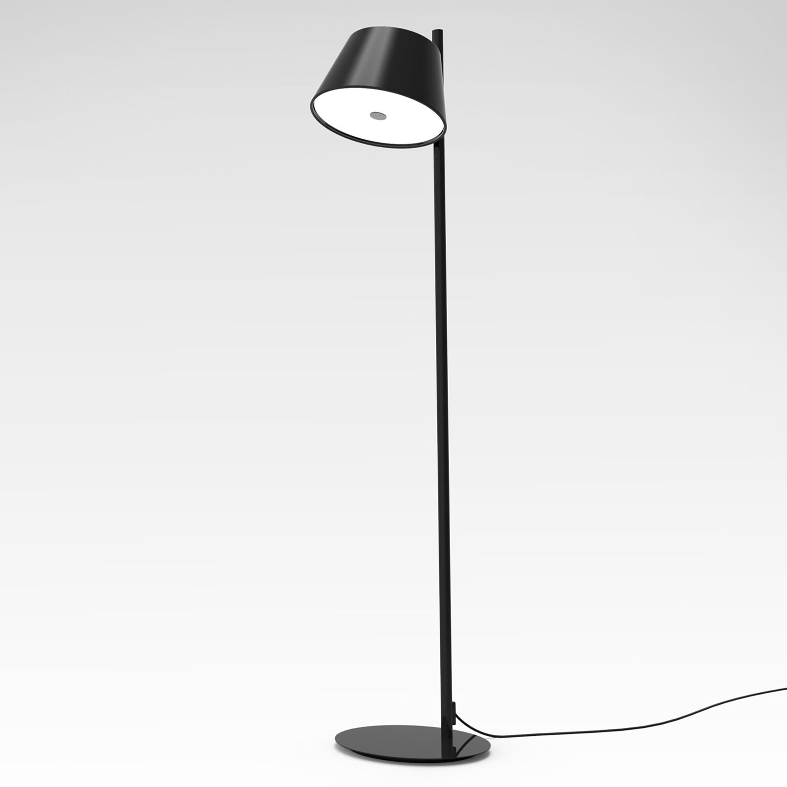 MARSET Tam Tam P vloerlamp, 1-lamp, zwart