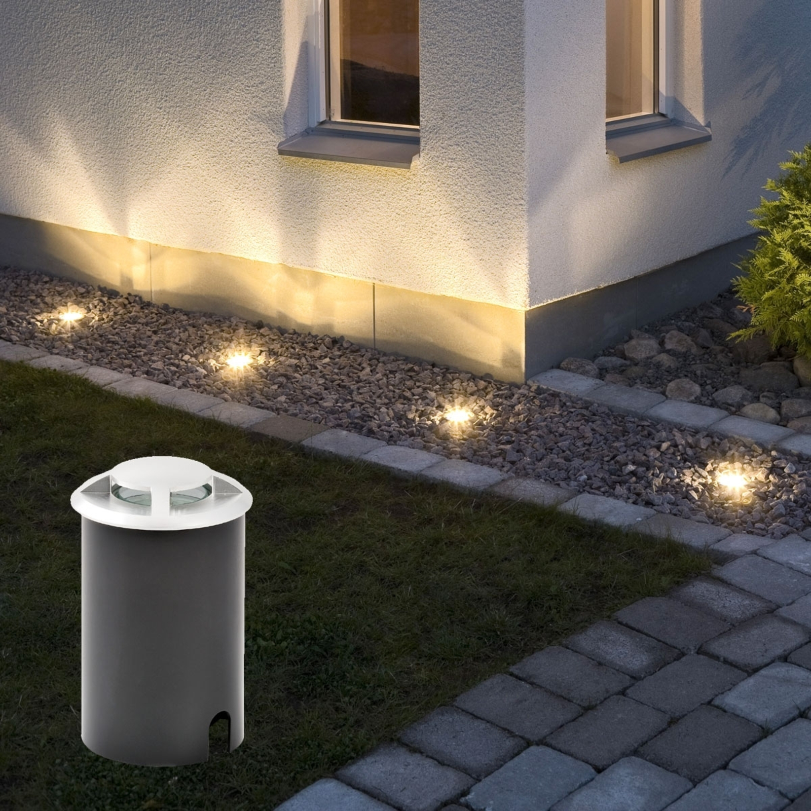 Konstmide Decorative HIGH POWER LED deck light, plexiglass, energy efficiency: A+, W: 9 cm, H: 9 cm