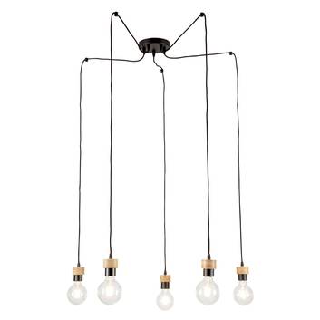 Envolight Merlo hanging light decentralised 5-bulb