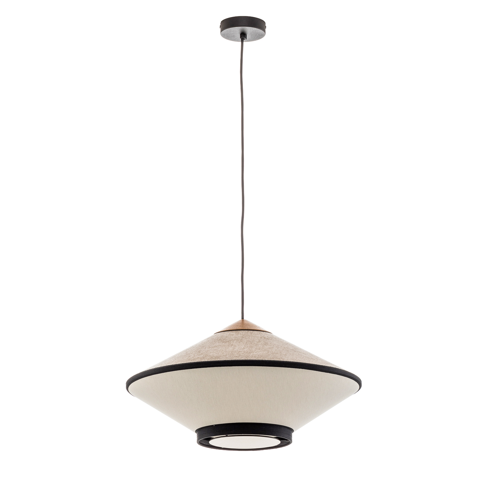 Forestier Cymbal S pendant light 50 cm natural