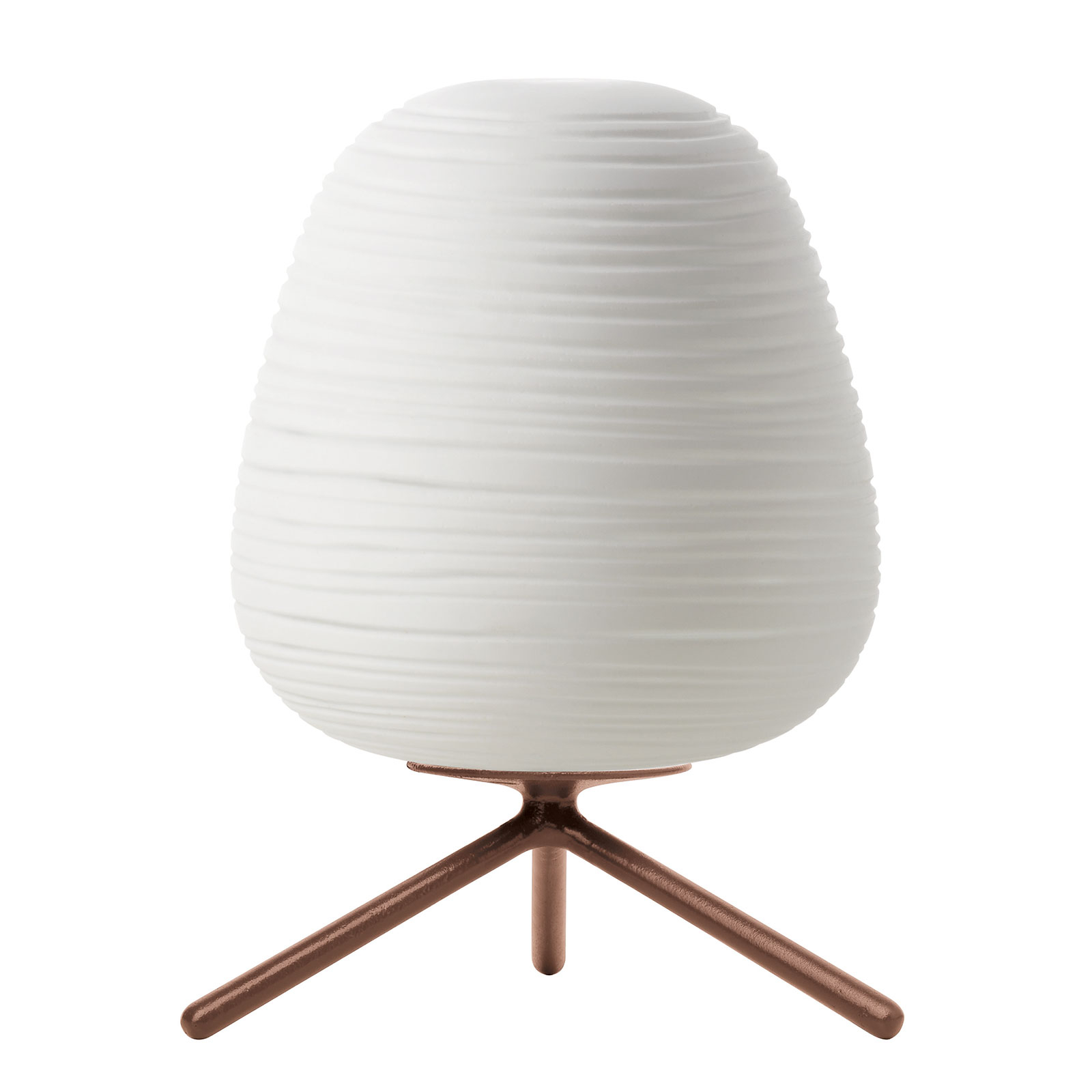 FOSCARINI Foscarini Rituals 3 glass table lamp with dimmer, for Living / Dining Room, handblown glass, metal, E27, 105 W, energy efficiency: A++, H: 27 cm