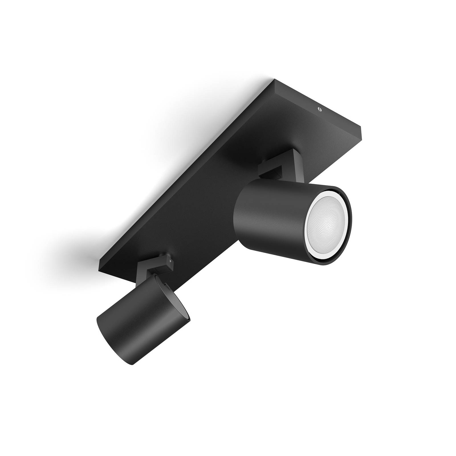 Philips Hue Runner Spot, 2-fl., Dimmschalter, schwarz