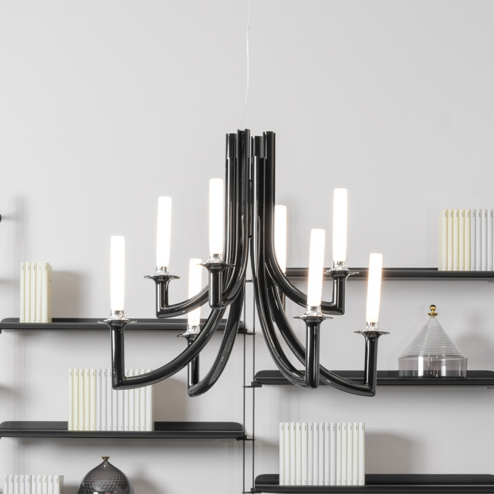 Kartell Khan LED csillár, Ø 77 cm