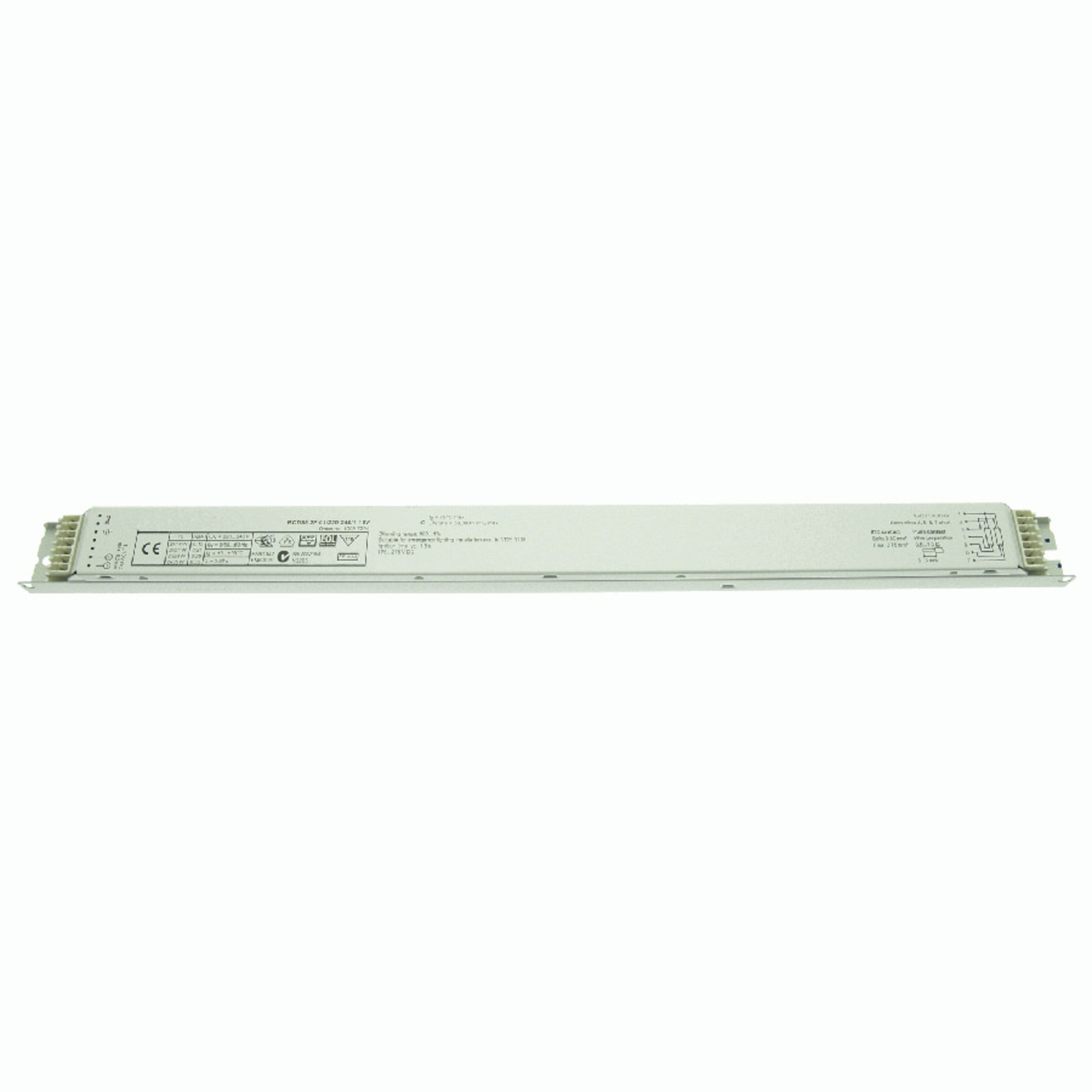 WATT24 Dimmable EB 2x14-35W T5 BCD35.2F-01/220-240/1-10V, L: 42.5 cm, W: 3 cm, H: 2.1 cm
