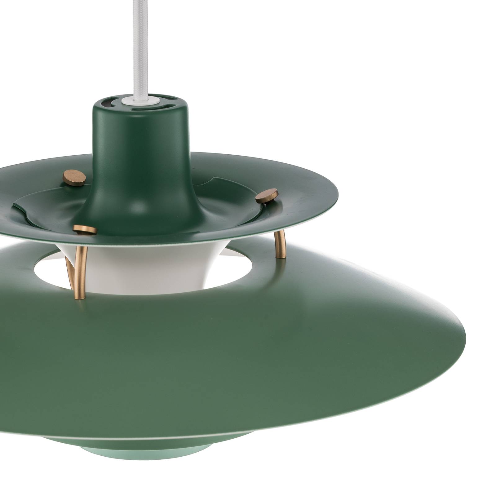 Louis Poulsen PH 5 Mini – lampa wisząca, zielona