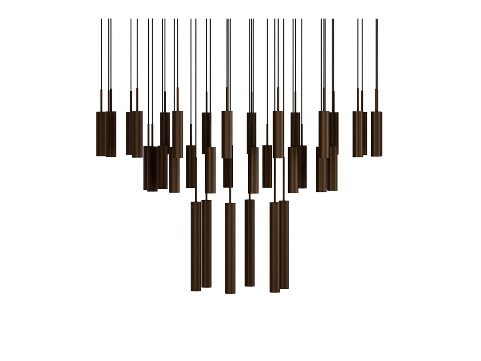 Tubulaire 38 Lampadario Alu/Anodized Bronzed - Audo Copenhagen