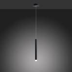 LED hanglamp Bruno, 1-lamp, zwart