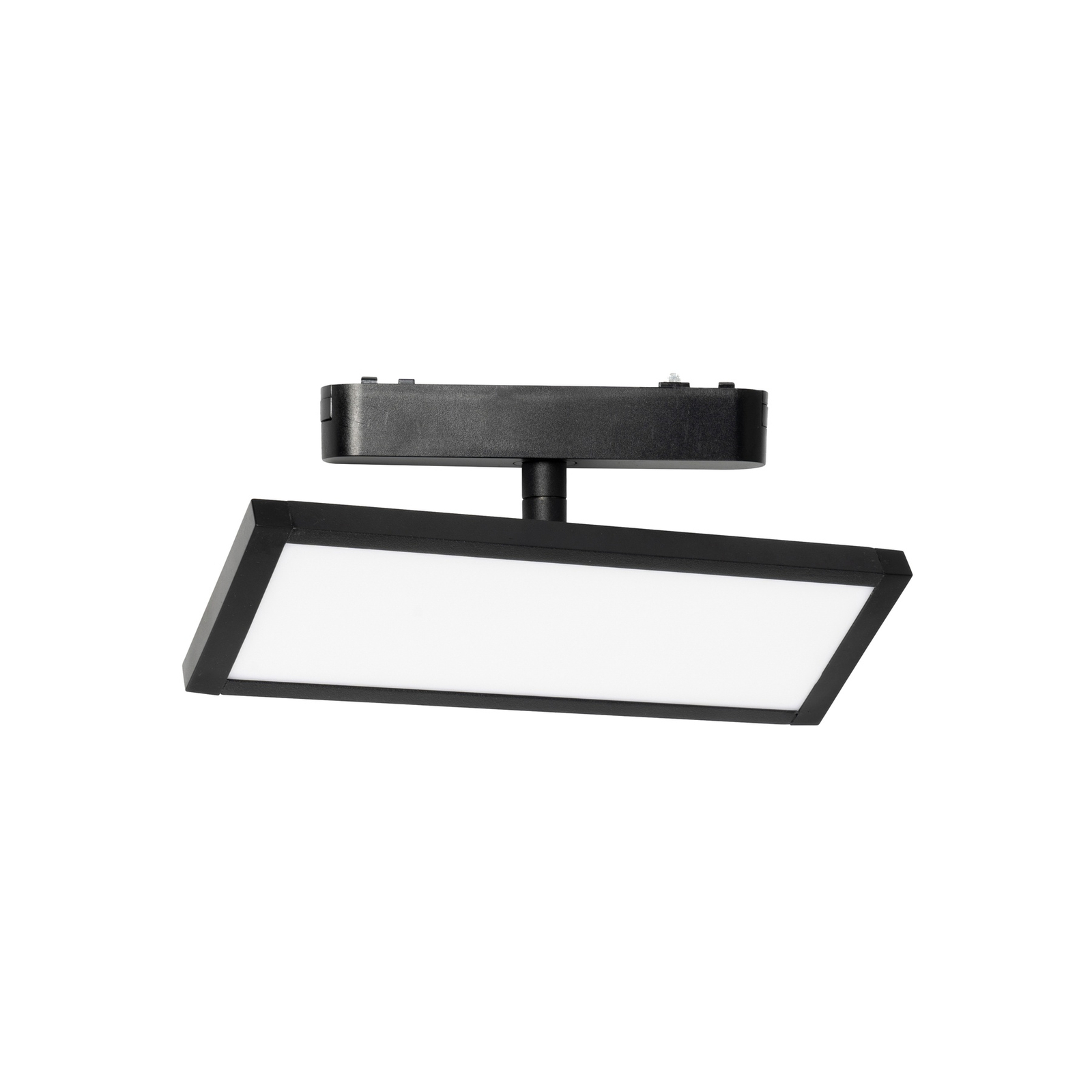 Lindby Panneau LED 48V Lumaro, noir, aluminium, longueur 20 cm