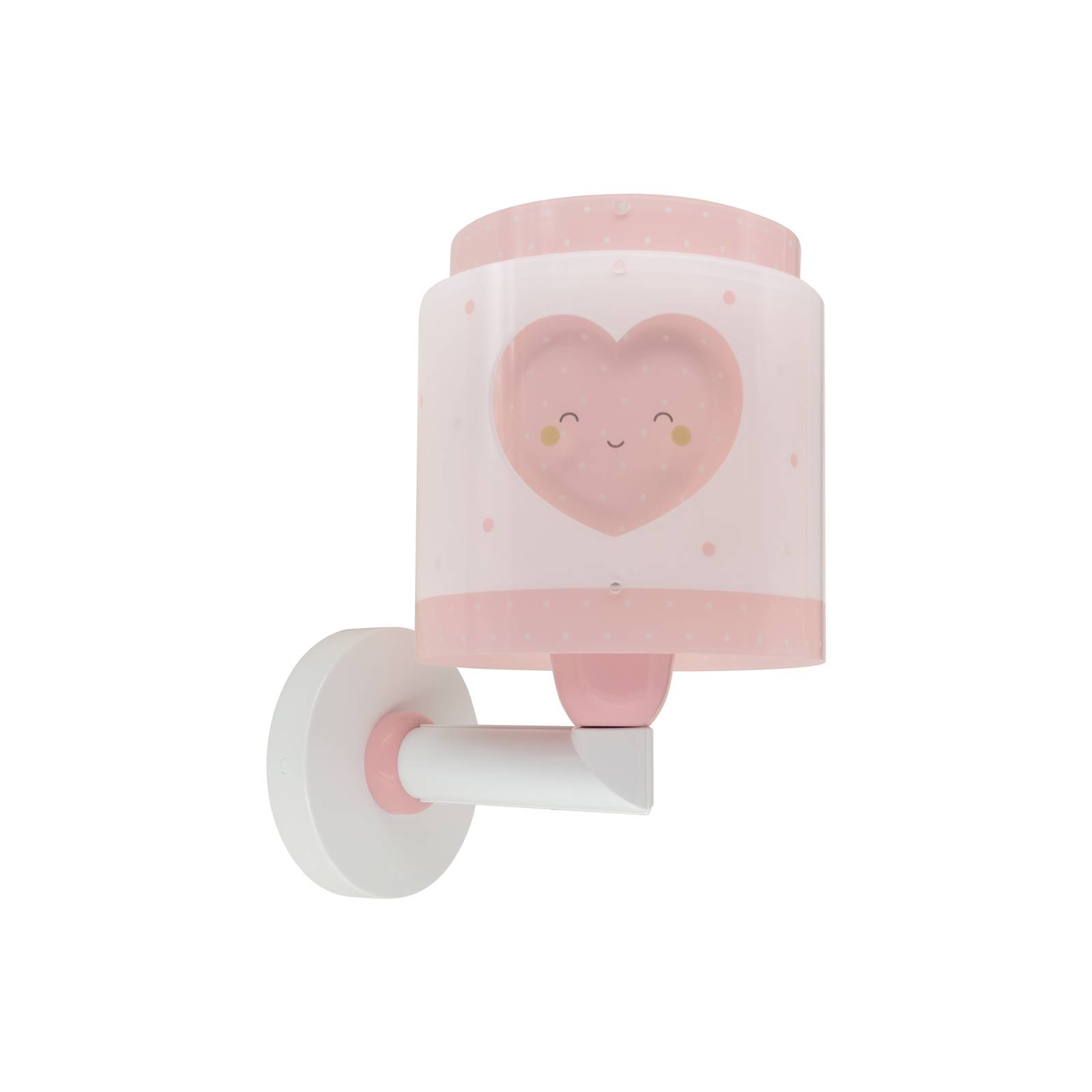 Wandleuchte Baby Dreams in Rosa und Weiß E27 - red - Dalber