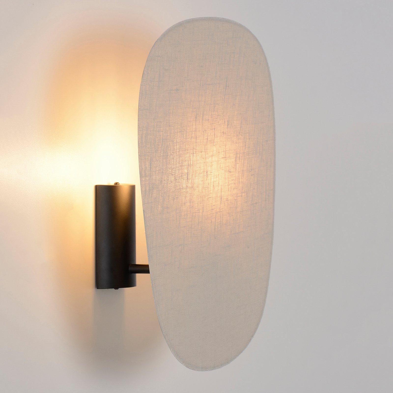 Screen 70's Wandlampe Höhe 40 cm birke Textil - MARKET SET