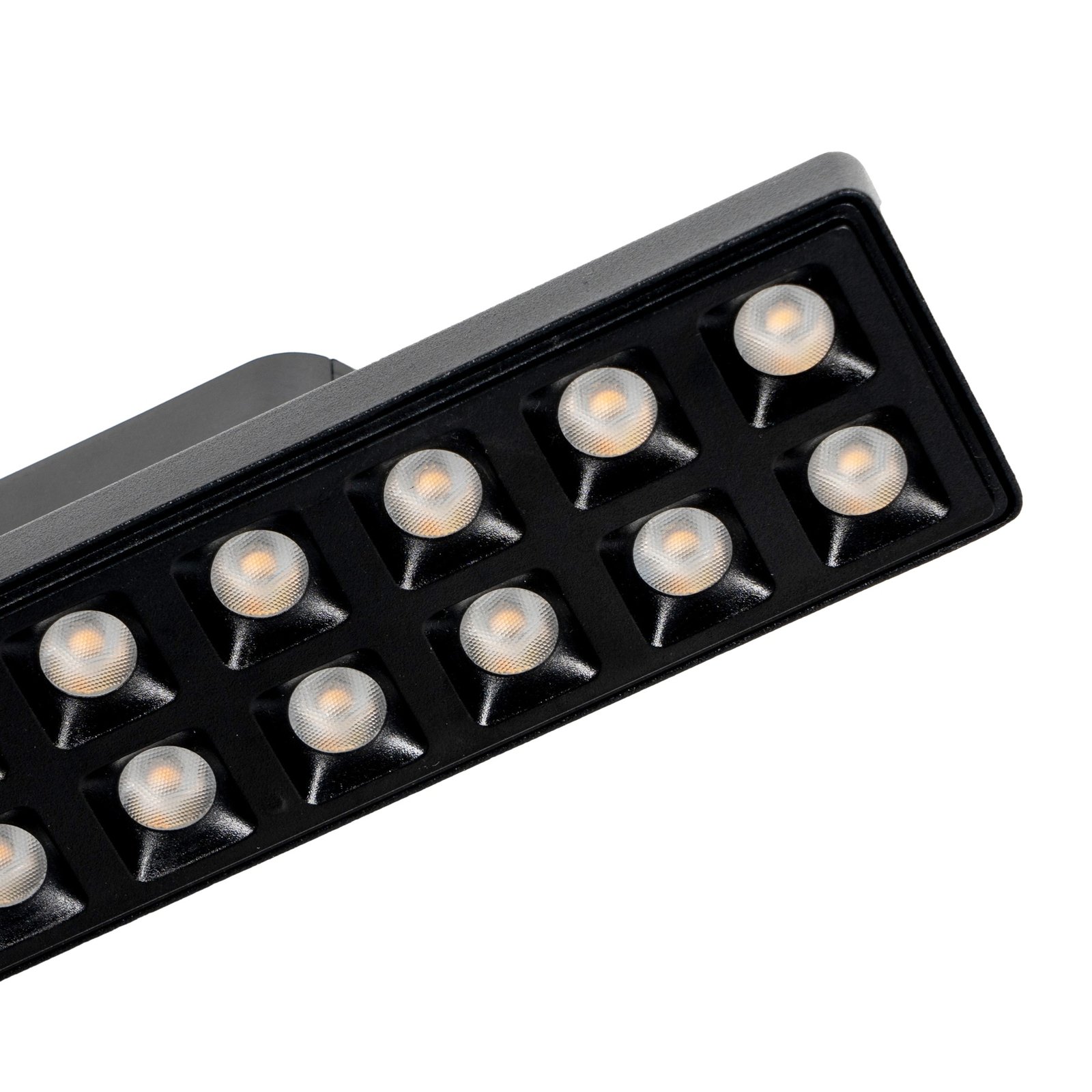 Barre à LED Lindby 48 V Lumaro, noir, 24 points, orientable