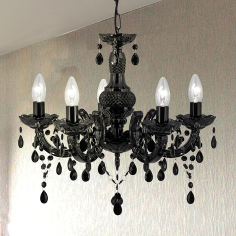 Graceful Marie Therese Chandelier In, Marie Therese Black Chandelier