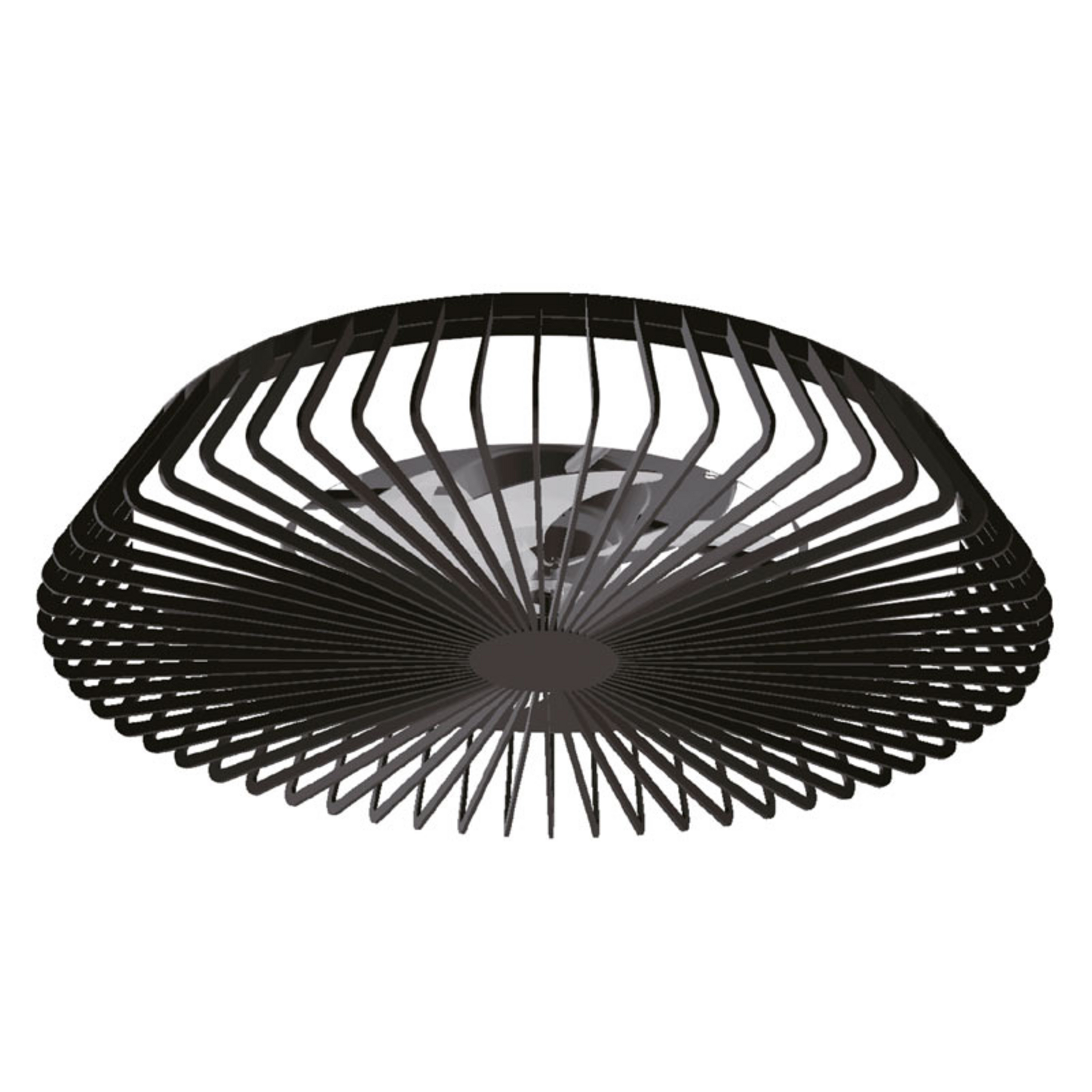 Smart LED-Deckenventilator Himalaya schwarz leise - Mantra